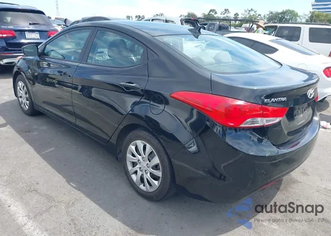 2013 Hyundai Elantra Gls from USA, damaged, VIN 5NPDH4AE4DH169216